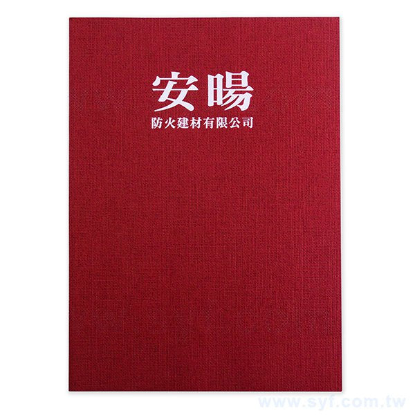 16K酒紅麻布質感筆記本