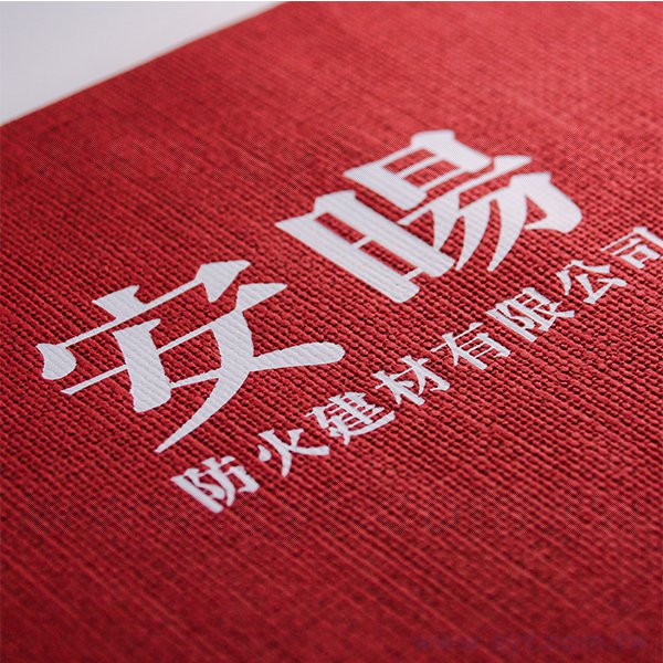 16K酒紅麻布質感筆記本