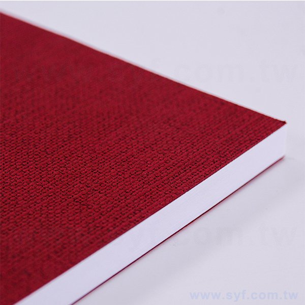 16K酒紅麻布質感筆記本