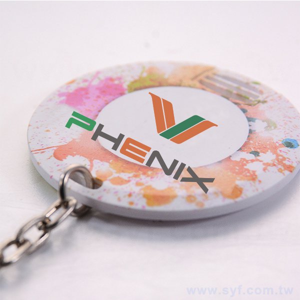 圓形塑膠鑰匙圈隨身碟