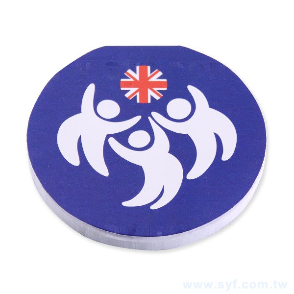 圓形封卡便條紙