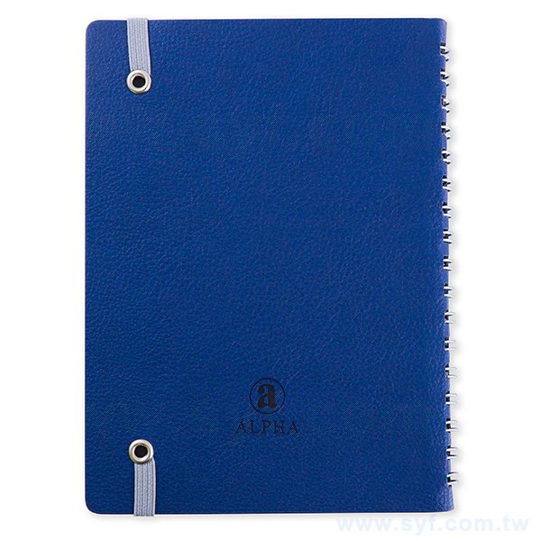 極簡皮革環裝筆記本