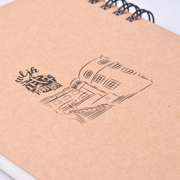 牛皮紙環裝筆記本