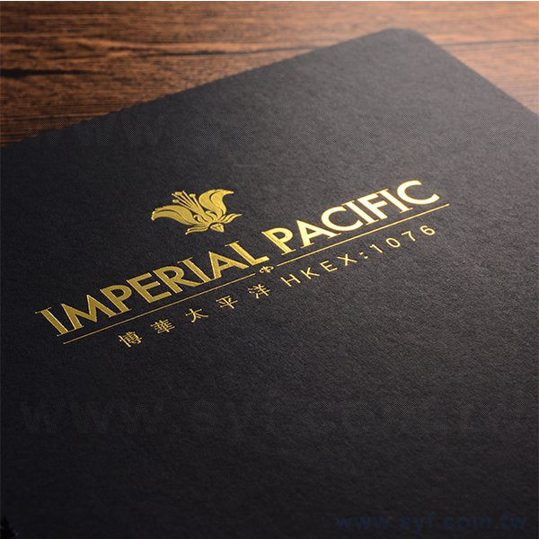 黑卡燙銀環裝筆記本