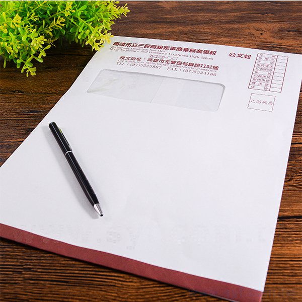 9K中式彩色開窗信封