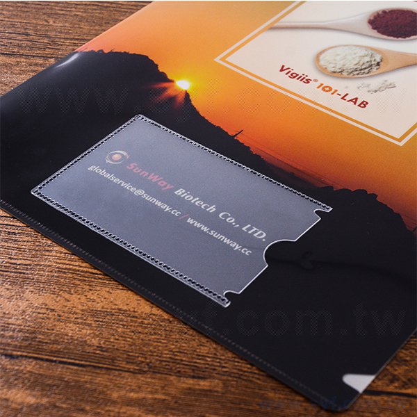 A4單層全白墨L夾