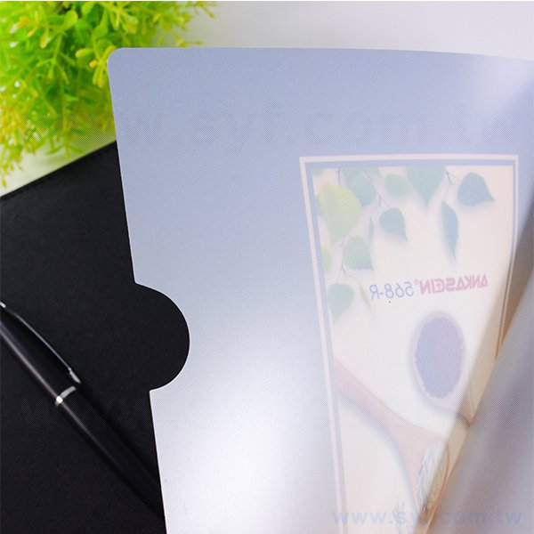 A4單層全白墨L夾