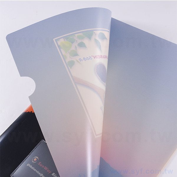 A4單層全白墨L夾