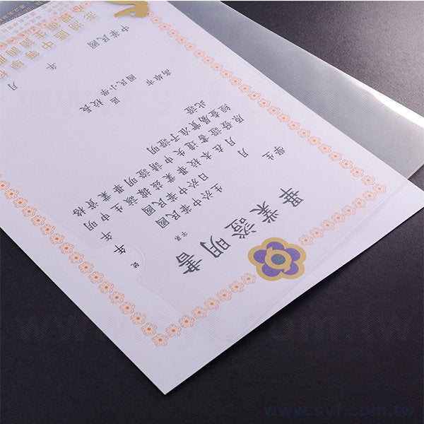 A4單層透明L夾