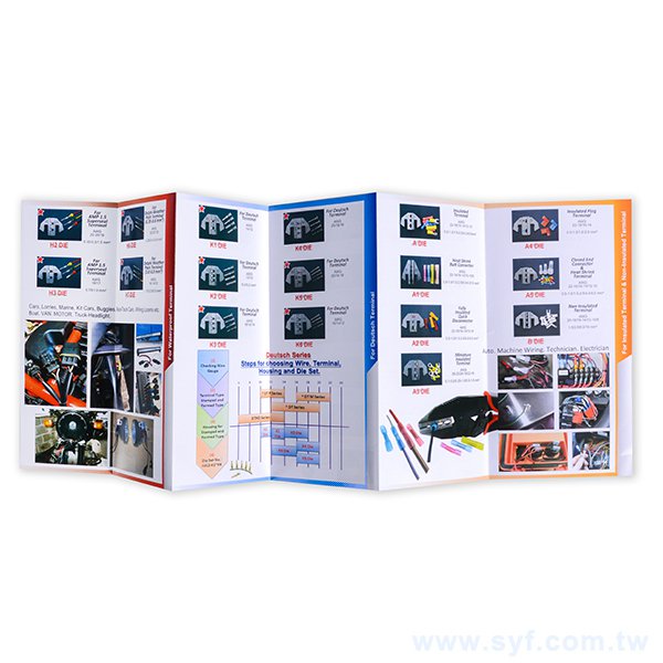 150P銅版摺紙DM製作