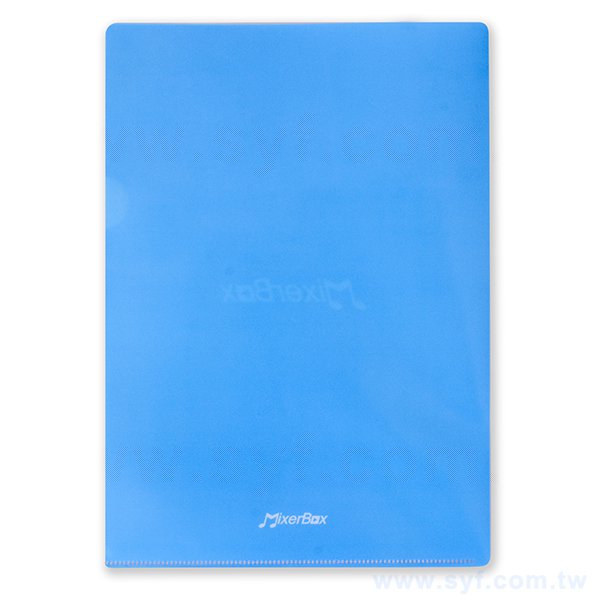 A4單層全白墨L夾