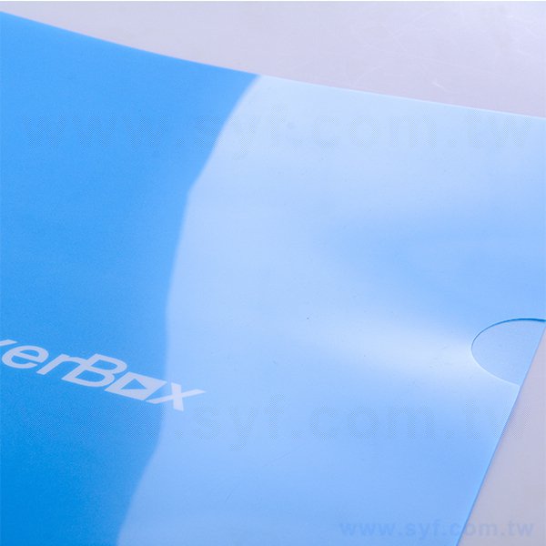 A4單層全白墨L夾