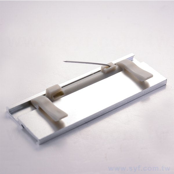 鋁合金插紙胸牌