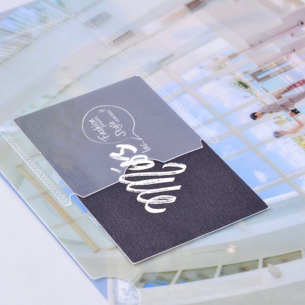 A5單層L夾-無/半/全白墨PP材質彩色印刷-180/210UML夾印刷