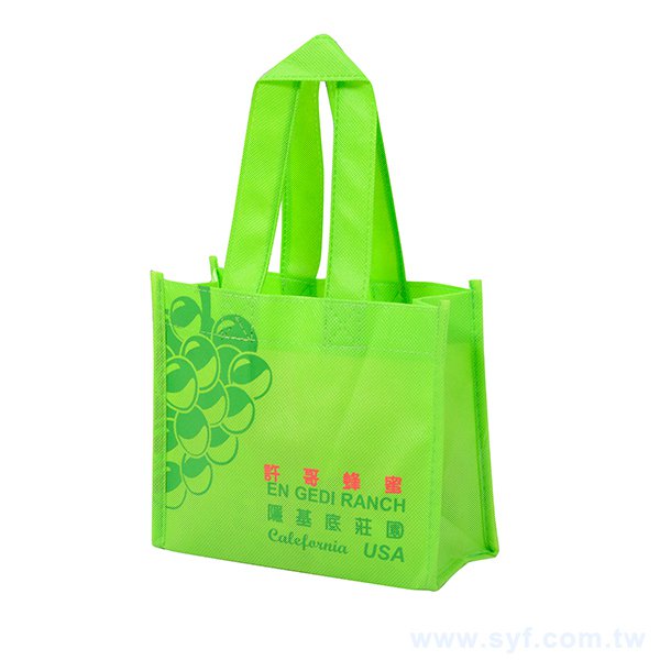 不織布手提袋-雙面單色網版印刷