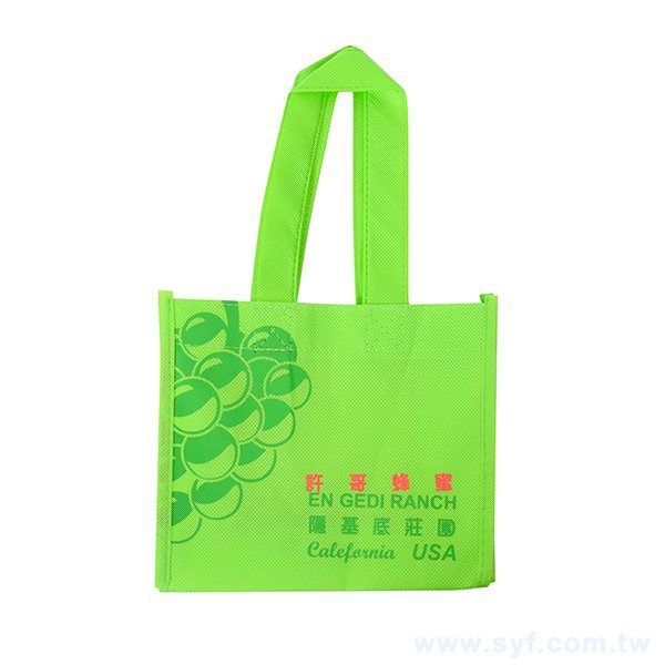 不織布手提袋-雙面單色網版印刷