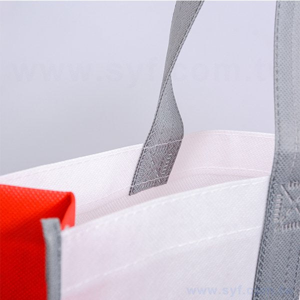 不織布手提袋-雙面雙色網版印刷