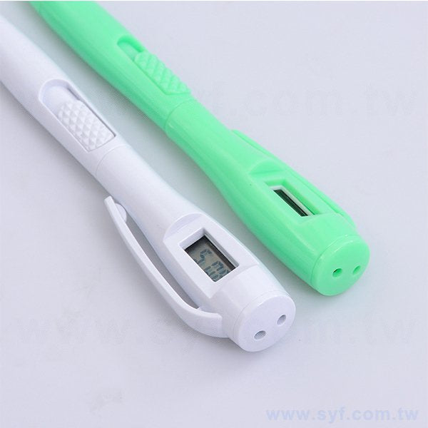 多功能廣告筆-電子鐘原子筆