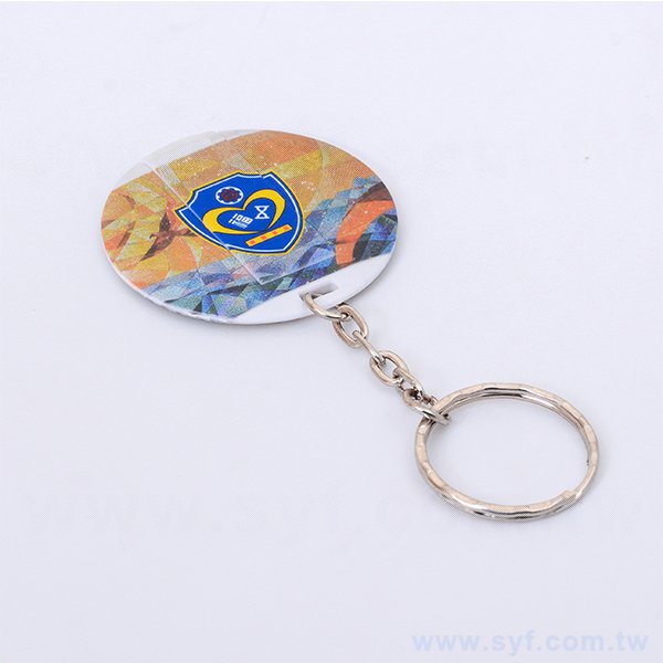 圓形塑膠鑰匙圈隨身碟