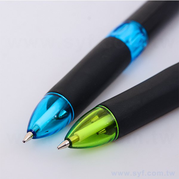 廣告筆-三色筆芯防滑筆管禮品