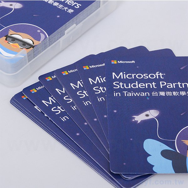 廣告撲克牌PP塑膠盒撲克牌