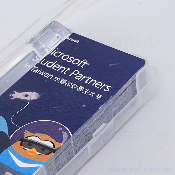 廣告撲克牌PP塑膠盒撲克牌