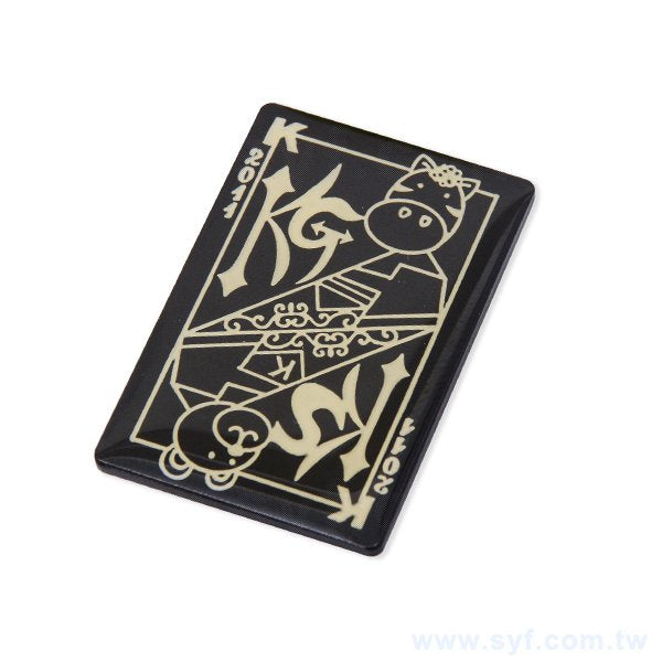 金屬別針胸章-撲克牌