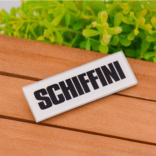 長方形別針-壓克力雙層版