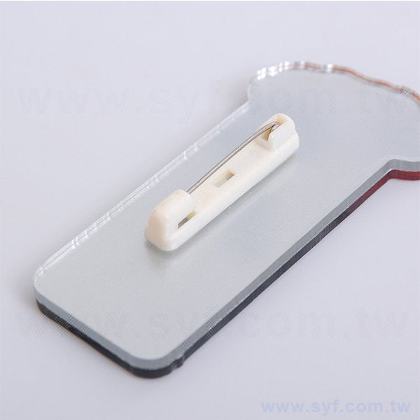 造型胸牌-壓克力雙層版