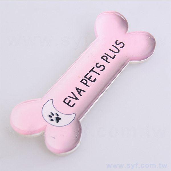 骨頭別針胸章-壓克力雙層版