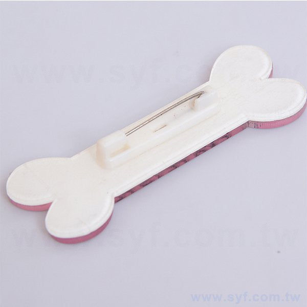 骨頭別針胸章-壓克力雙層版