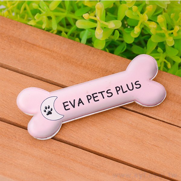 骨頭別針胸章-壓克力雙層版