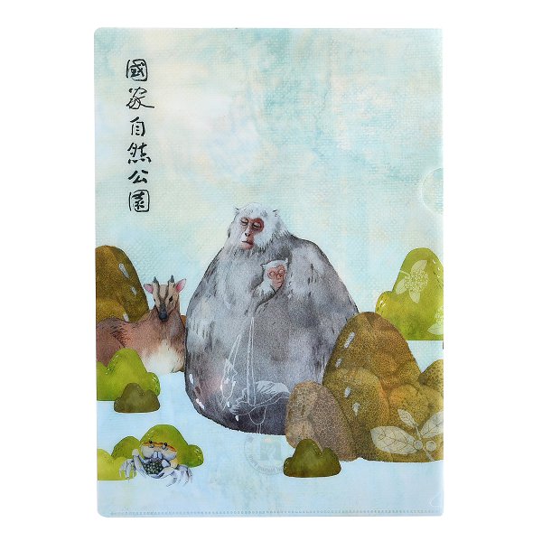 A4單層L夾-彩色印刷全白墨-PP材質L型資料夾-台積電