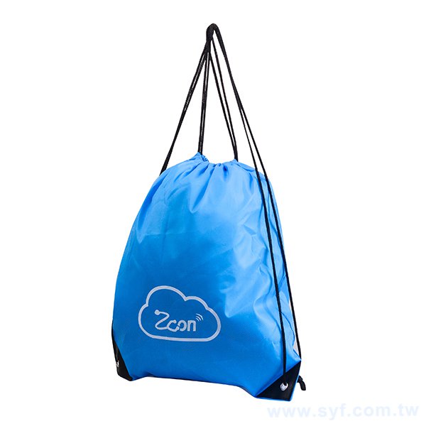 210g單色網版印刷束口袋