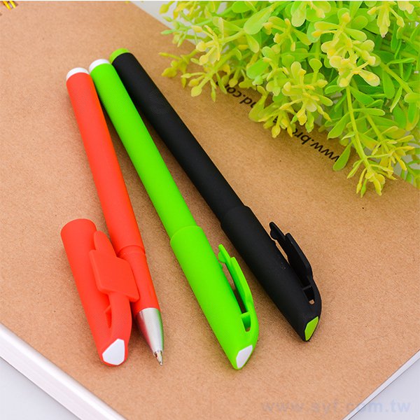 霧感亮色開蓋式廣告筆