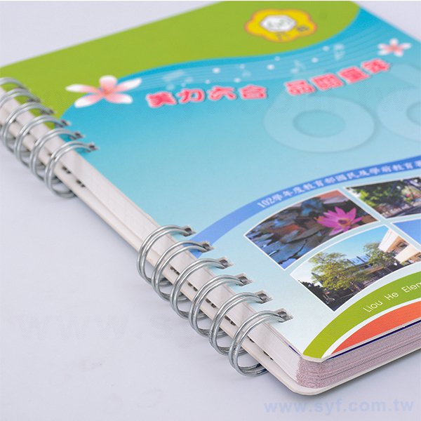 單銅彩色印刷精裝環裝筆記本