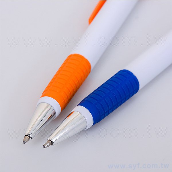按壓式白管亮彩廣告筆