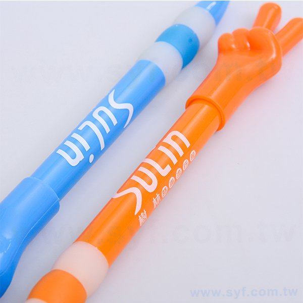 手指造型單色廣告筆