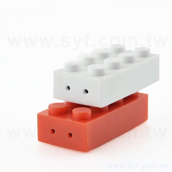 造型隨身碟-無毒塑膠USB-積木隨身碟-客製隨身碟容量-採購訂製印刷推薦禮品