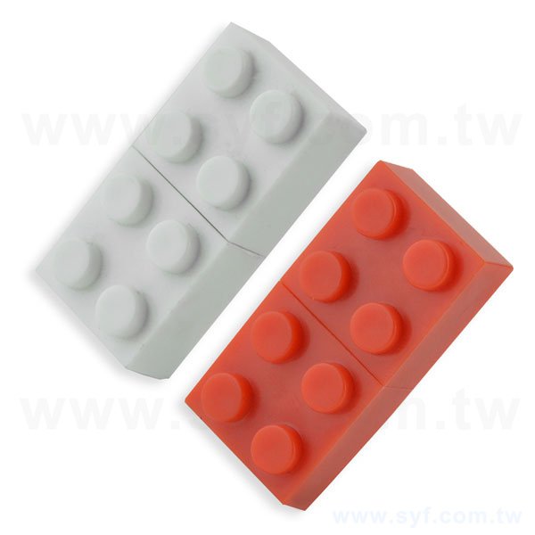 造型隨身碟-無毒塑膠USB-積木隨身碟-客製隨身碟容量-採購訂製印刷推薦禮品