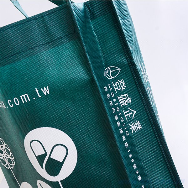 環保手提袋-雙面單色網版印刷