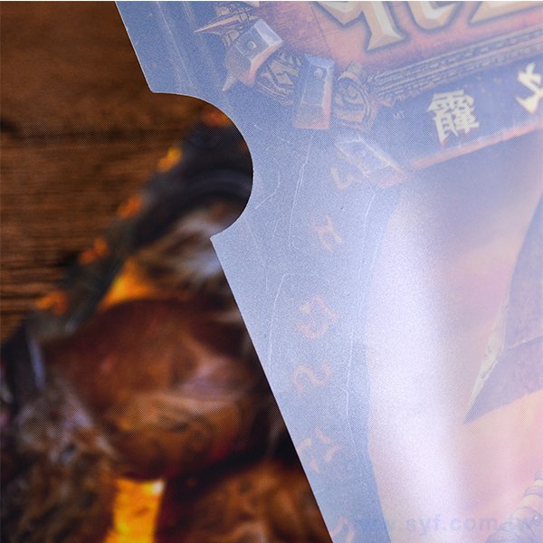 A4單層L夾-全白墨PP材質彩色印刷