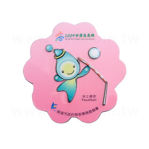 花朵造型浮雕立體磁鐵