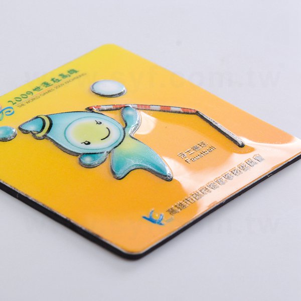 方形浮雕立體磁鐵