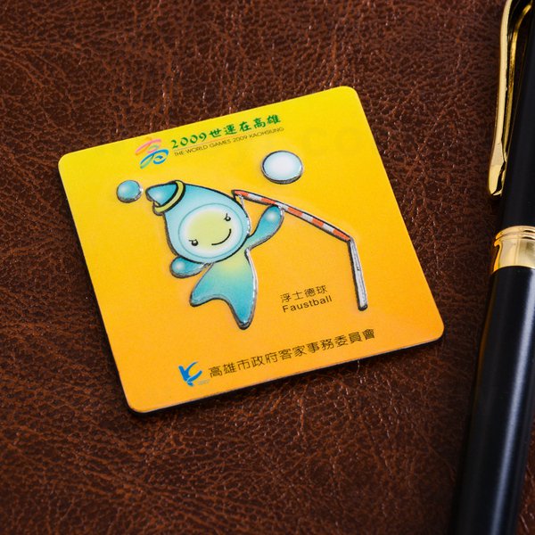 方形浮雕立體磁鐵