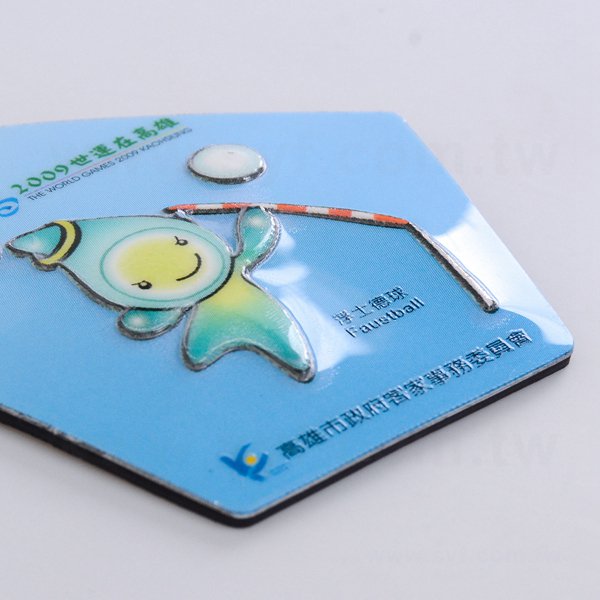 五角形浮雕立體磁鐵