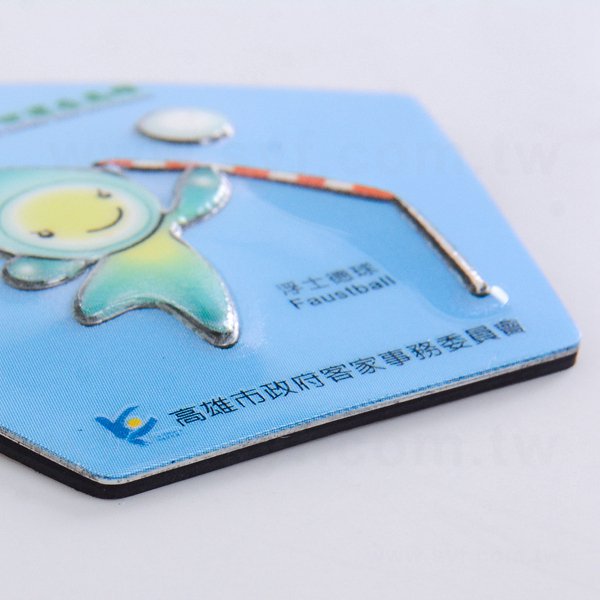 五角形浮雕立體磁鐵