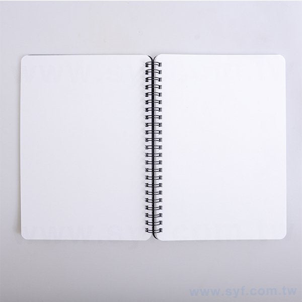 黑卡燙金環裝筆記本