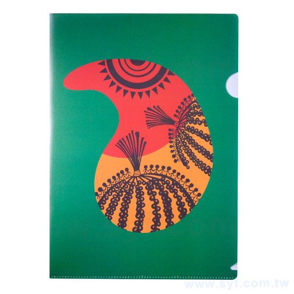 A4單層L夾-全白墨PP磨砂材質彩印刷