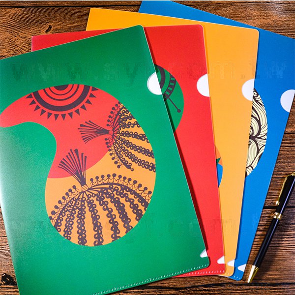 A4單層L夾-全白墨PP磨砂材質彩印刷